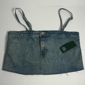 NWT Wild Fable Adjustable Denim Tank Top Size Medium